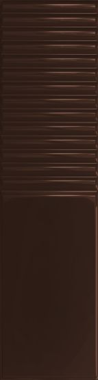 Płytka Ścienna Groove Brown 2 Połysk Str. 29,8x7,8 Tubądzin