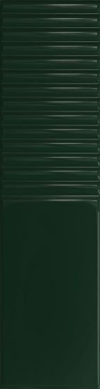Płytka Ścienna Groove Green 2 Połysk Str. 29,8x7,8 Tubądzin