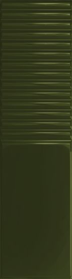 Płytka Ścienna Groove Olive 2 Połysk Str. 29,8x7,8 Tubądzin