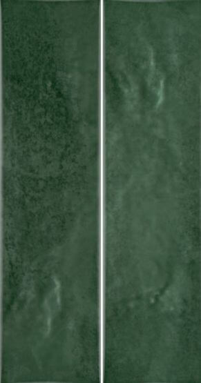 Płytka Ścienna Masovia Verde A Połysk STR 29,8x7,8 gr.10mm Tubądzin