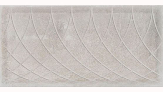 Płytka Serra Curves Oide White Mat Ceniza 45x90 Saloni