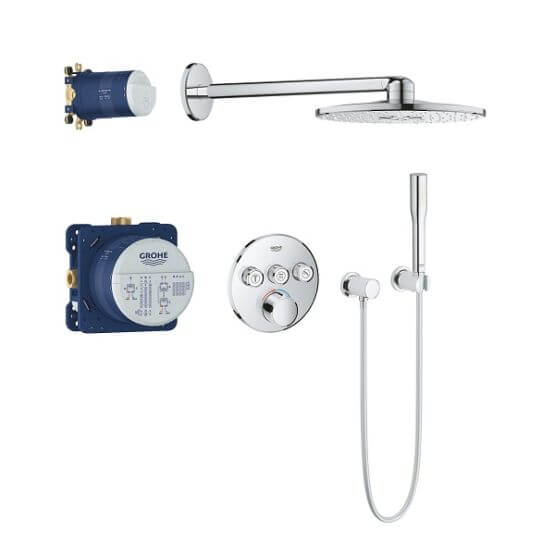 Podtynkowy Zestaw Prysznicowy SmartControl 34709000 Grohe