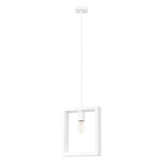 Sollux Lampa wisząca ARIES biała Peach Puff skandynawski E27