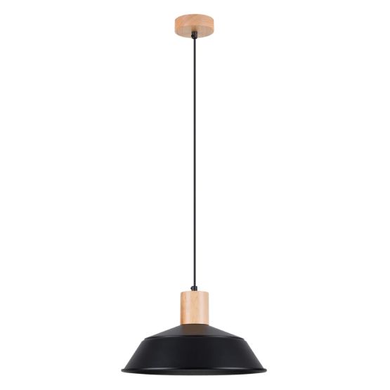 Sollux Lampa wisząca FANO czarna Peach Puff skandynawski E27