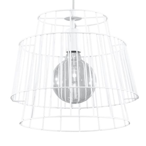 Sollux Lampa wisząca GATE biały Ezio Pescatori E27
