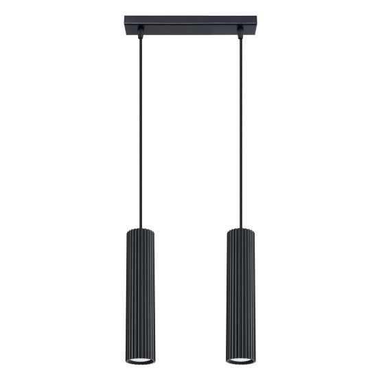 Sollux Lampa wisząca KARBON 2 czarny Karbon
Deep Space minimalistyczny GU10