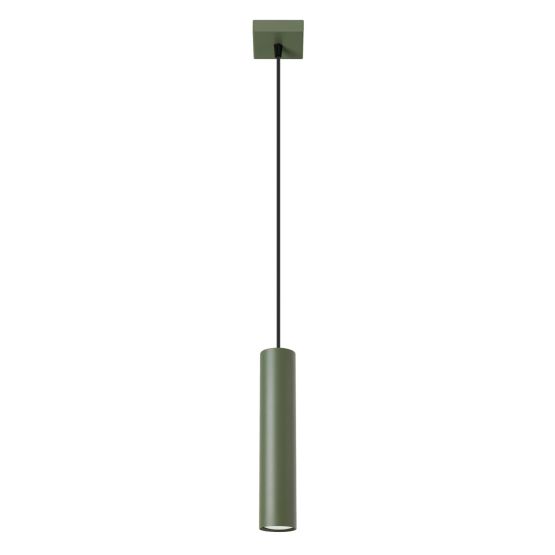 Sollux Lampa wisząca LAGOS 1 zielona oliwka Ocean Green loft GU10