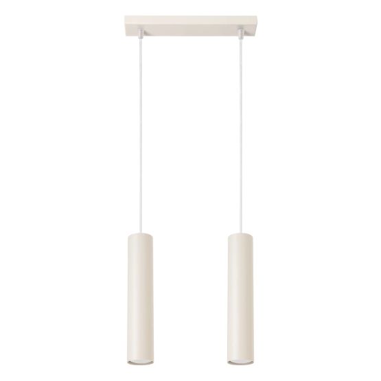 Sollux Lampa wisząca LAGOS 2 beżowa Ocean Green loft GU10