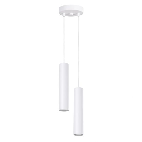 Sollux Lampa wisząca LAGOS 2P biała Ocean Green nowoczesny GU10