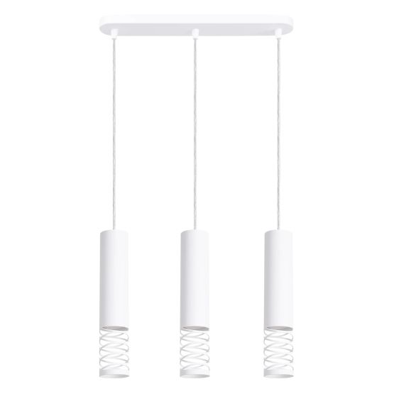 Sollux Lampa wisząca LAMI 3L biały Ocean Green nowoczesny GU10
