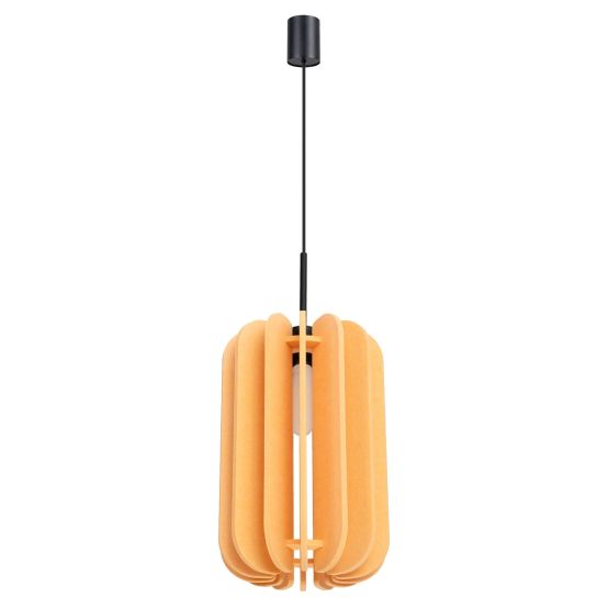 Sollux Lampa wisząca MULA 27 żółta Spanish Orange nowoczesny E27