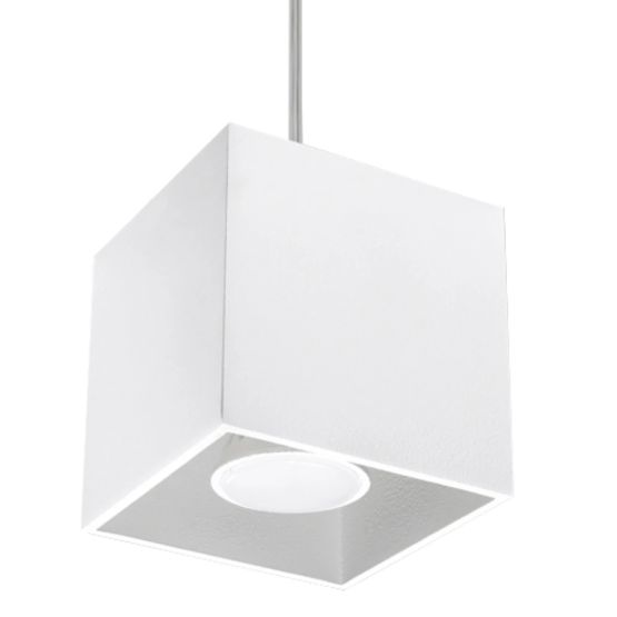Sollux Lampa wisząca QUAD 1 biały Deep Space Gu10