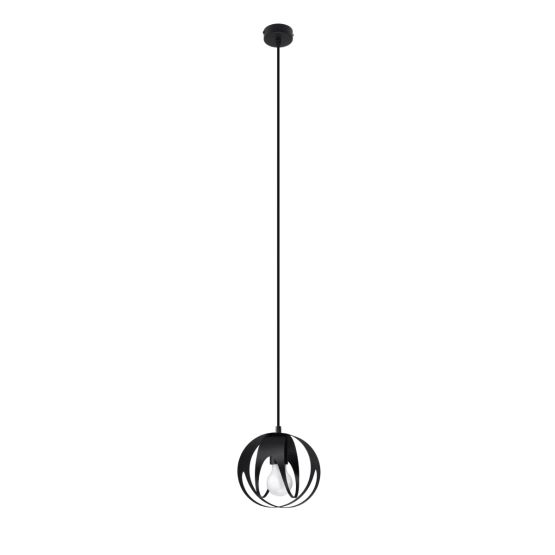 Sollux Lampa wisząca TULOS 1 czarna Crimson E27