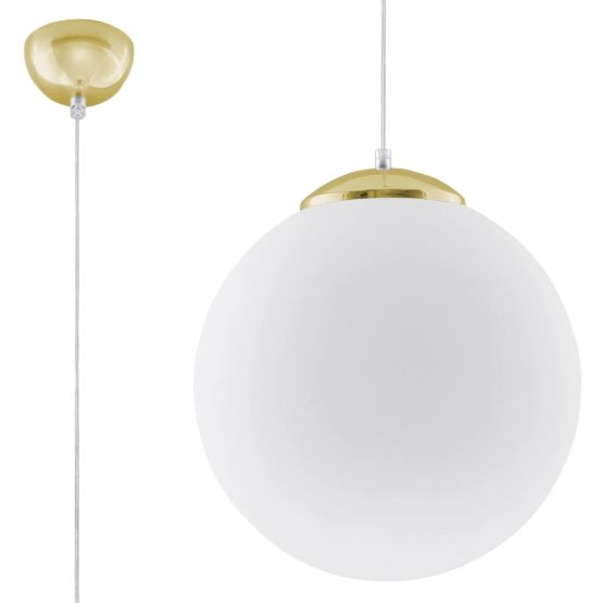 Sollux Lampa wisząca UGO 30 złota French Sky E27