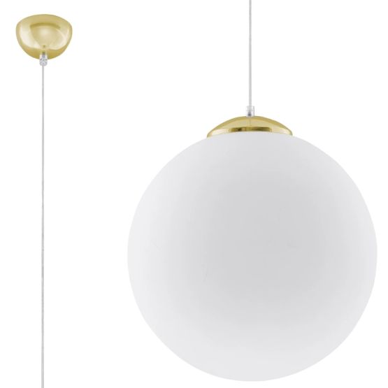 Sollux Lampa wisząca UGO 40 złota French Sky E27