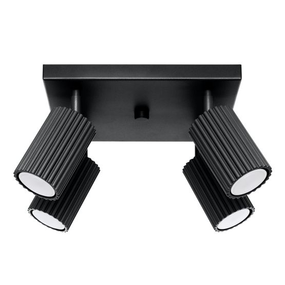 Sollux Plafon KARBON 4 czarny Karbon
Deep Space minimalistyczny GU10