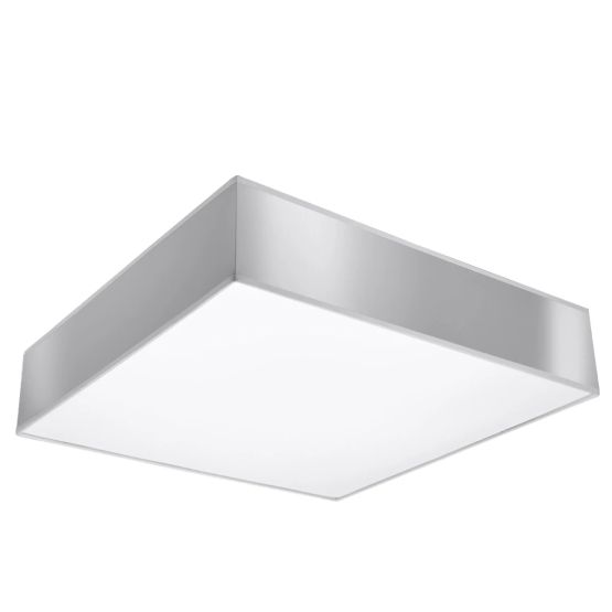 Sollux Plafon sufitowy HORUS 45 SZARY Spanish Orange E27