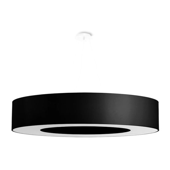 Sollux Żyrandol SATURNO 90 czarny 2BM E27