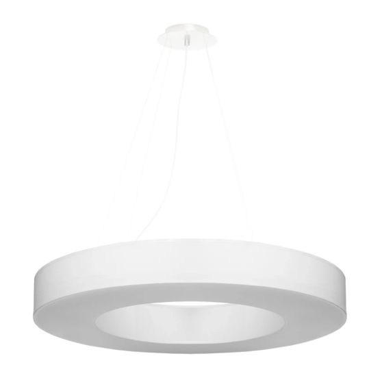 Sollux Żyrandol SATURNO SLIM 70 biały 2BM E27