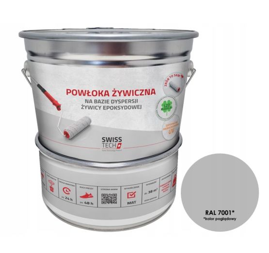 Powłoka Żywiczna RAL 7001 SwissTech