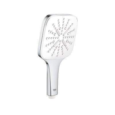 Prysznic Ręczny 3 Strumienie Rainshower SmartActive 130 Cube Moon White 26551LS0 Grohe