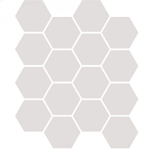 Uniwersalna Mozaika Hexagon Grys 22x25,5 Paradyż