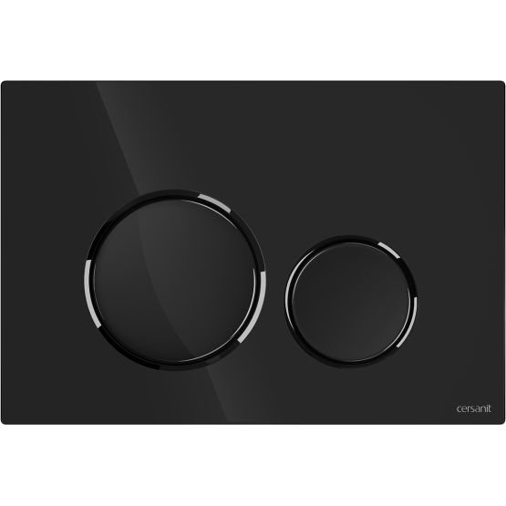 Przycisk Spłukujący Luna Gun Metal Błyszczący K97-0582 Cersanit