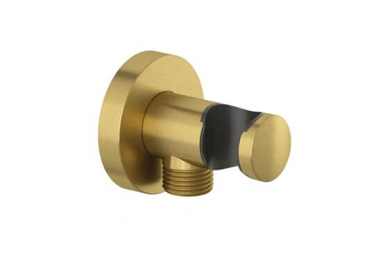 Przyłącze Kątowe Do Węża Z Uchwytem  Złoty Szczotkowany 60547N0-00 Kludi