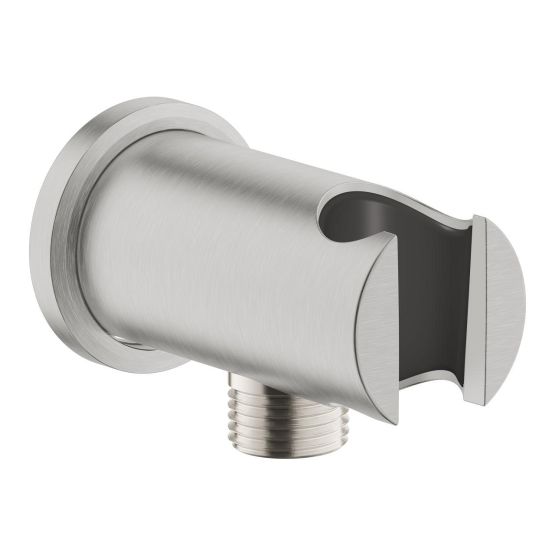 Przyłącze Kątowe Z Uchwytem Rainshower Stal Nierdzewna 26658DC0 Grohe