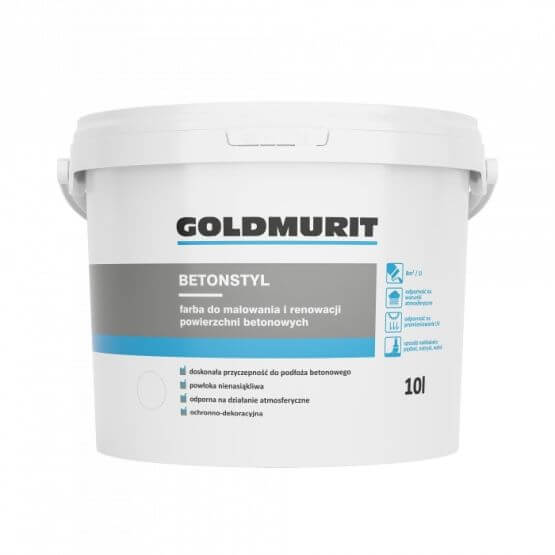 Farba Do Betonu Betonstyl Popielaty 10l Goldmurit