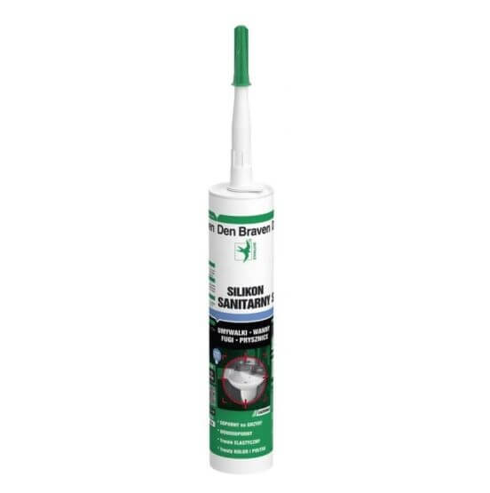 Silikon Sanitarny Bostik Brązowy 280 ml 617020 Den Braven