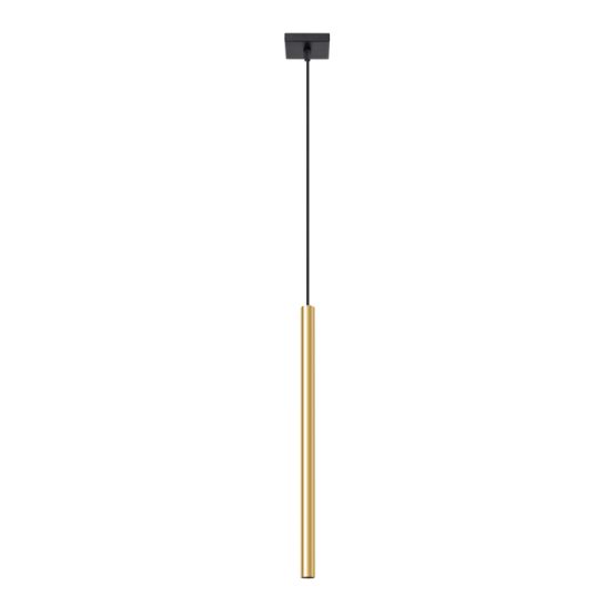 Lampa Wisząca Pastelo 1 Złoty Połysk Sollux
