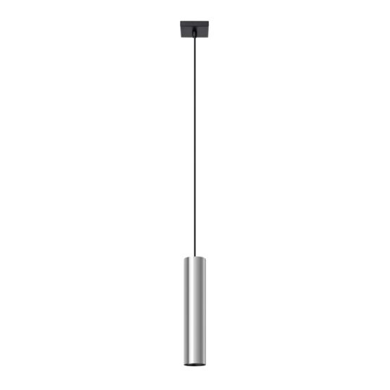 Lampa Wisząca Lagos 1 Chrom Sollux