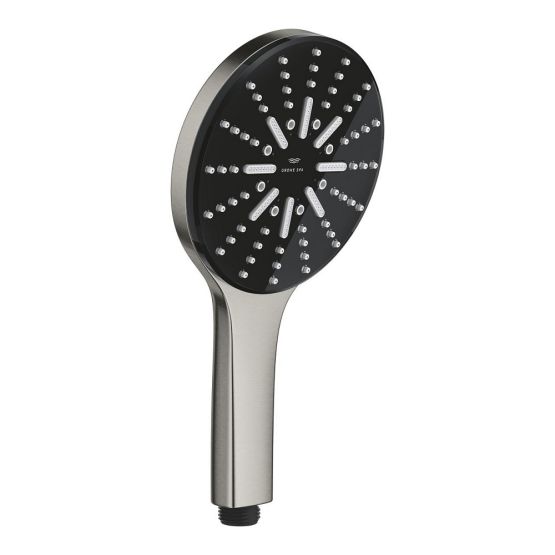 Słuchawka Prysznicowa 3 Strumienie Rainshower Stal Nierdzewna 101676DC00 Grohe