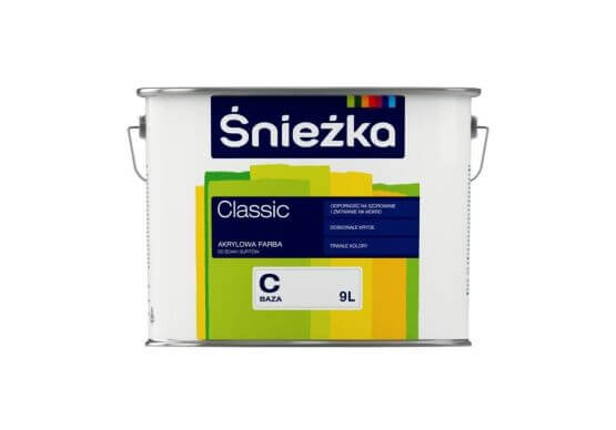Emalia Akrylowa Classic Baza C 9.0L Śnieżka
