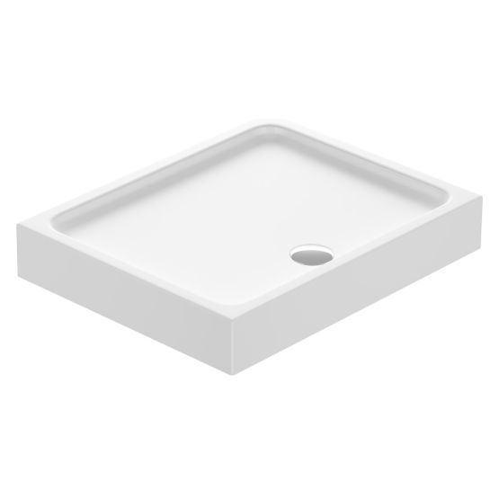 Brodzik Prostokątny 100x80x16 Ze Zintegrowanym Panelem Tako Biały S204-027 Cersanit