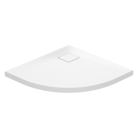 Brodzik Półokrągły 80x4 Z Syfonem Tako Slim Biały Matowy S932-155 Cersanit