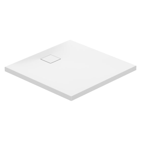 Brodzik Kwadratowy 90x4 Z Syfonem Tako Slim Biały Matowy S932-158 Cersanit