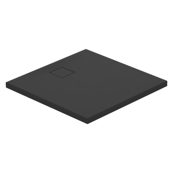 Brodzik Kwadratowy 90x4 Z Syfonem Tako Slim Czarny Matowy S932-166 Cersanit