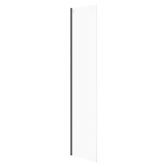 Ścianka Stała Kabiny Prysznicowej Walk-In 50x200 Mille Czarny S161-016 Cersanit