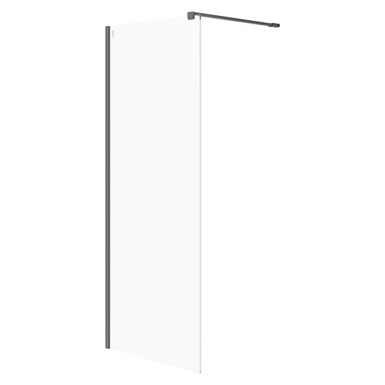 Walk-In 80x200 Szkło Transparentne Mille Czarny S161-007 Cersanit