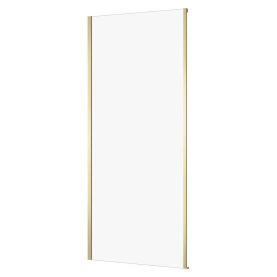Ścianka Kabiny 90x195 Szkło Transparentne Larga Złoty Matowy S164-070 Cersanit