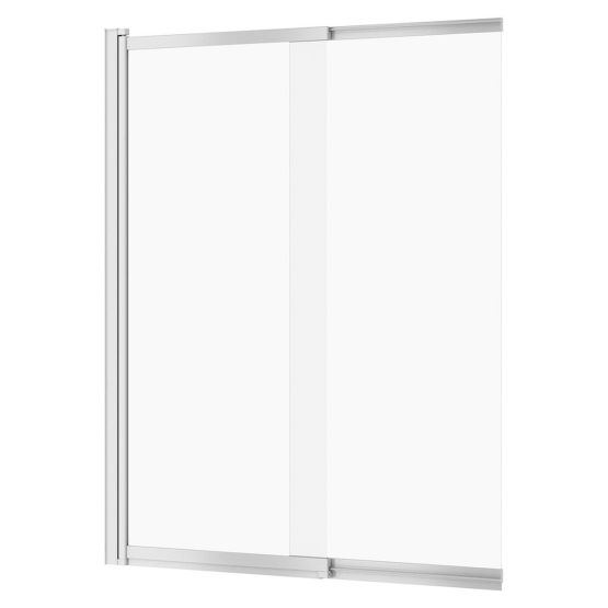 Parawan Nawannowy 140x115 Dwuskrzydłowy Larga Chrom S932-141 Cersanit