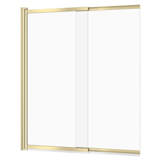 Parawan Nawannowy 140x115 Dwuskrzydłowy Larga Złoty Matowy S164-071 Cersanit