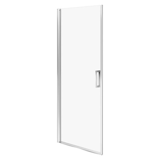 Drzwi Kabiny 80x195 Pełne Szkło Transparentne Moduo Chrom S162-020 Cersanit