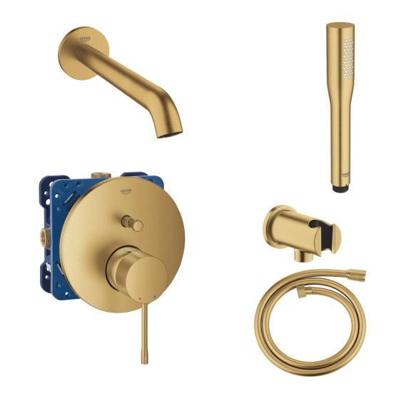 Bateria Wannowa Podtynkowa Z Wylewką I Zestawem Prysznicowym Essence Brushed Cool Sunrise PGC-25.1 Grohe
