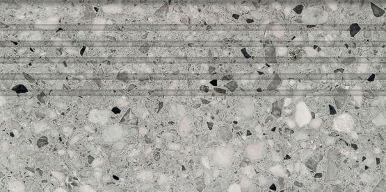 Stopnica Macchia Graphite Mat 59,8x29,8 gr. 11mm Tubądzin