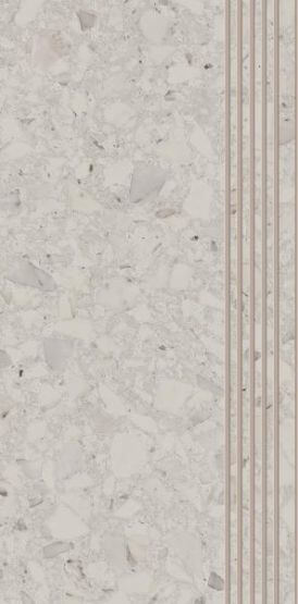 Stopnica Terazzo White Mat 29,8x59,8 Paradyż
