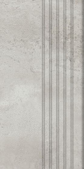 Stopnica Podłogowa Epoxy Grey Mat 59,8x29,6 gr.10mm Tubądzin