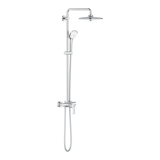 System Prysznicowy Z Jednouchwytową Baterią Ścienną Euphoria System 27473002 Grohe